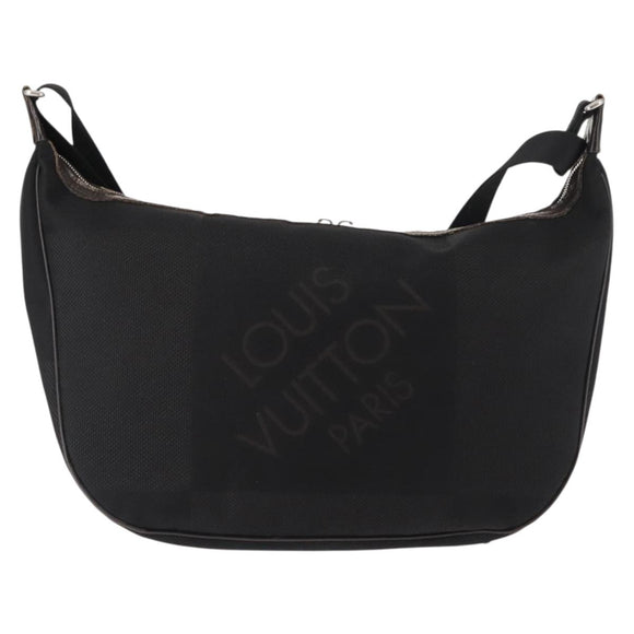 LOUIS VUITTON Damier Geant Explorateur Shoulder Bag Black M93616 LV Auth bs29708