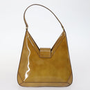 Salvatore Ferragamo Bag Enamel Canvas Leather 7Set Black Brown Auth bs29709-13