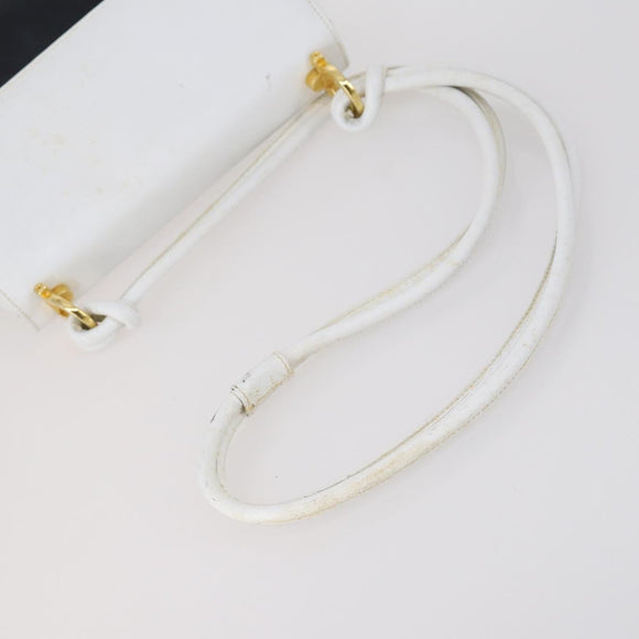 Salvatore Ferragamo Bag Enamel Canvas Leather 7Set Black Brown Auth bs29709