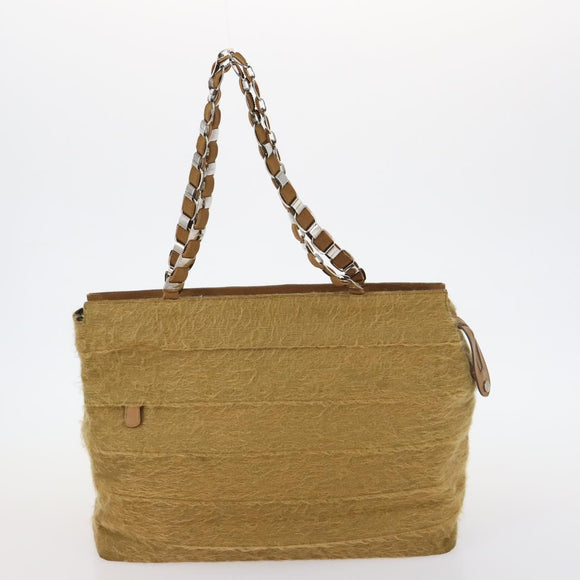 Salvatore Ferragamo Bag Enamel Canvas Leather 7Set Black Brown Auth bs29709