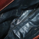 Salvatore Ferragamo Bag Enamel Canvas Leather 7Set Black Brown Auth bs29709-36