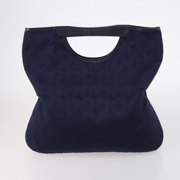 CELINE Handtas Canvas Nylon PVC 6-delige set Bruin Marinegroen Auth bs29710