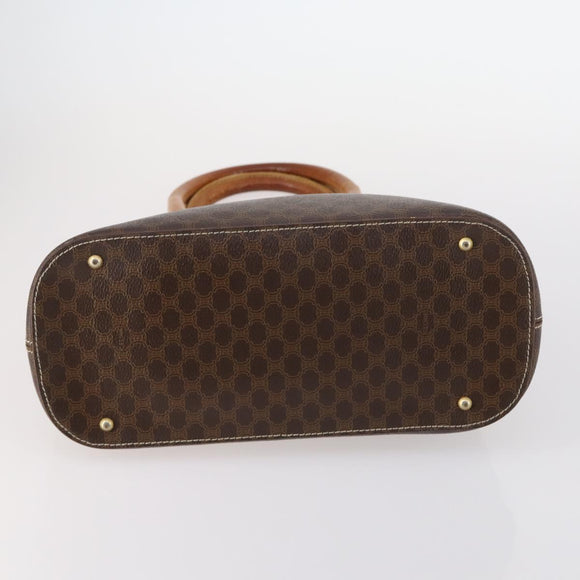 CELINE Hand Bag Canvas Nylon PVC 6Set Brown Navy Green Auth bs29710