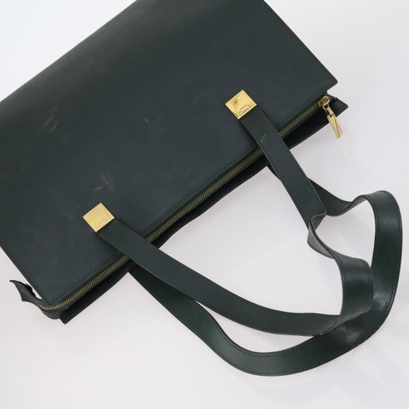 CELINE Handtas Canvas Nylon PVC 6-delige set Bruin Marinegroen Auth bs29710