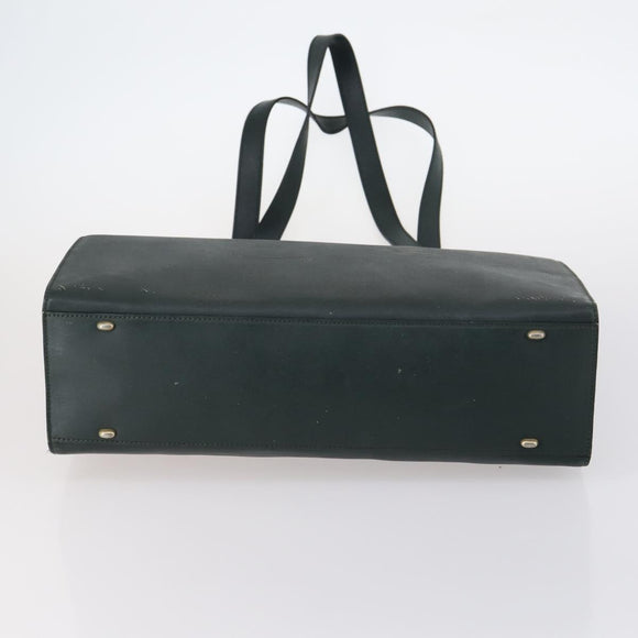 CELINE Handtas Canvas Nylon PVC 6-delige set Bruin Marinegroen Auth bs29710