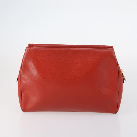 CELINE Hand Bag Canvas Nylon PVC 6Set Brown Navy Green Auth bs29710