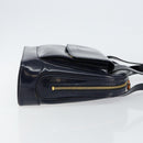 GUCCI Bamboo Shoulder Bag Patent leather Navy Gold 001 2113 1650 Auth bs29711-4