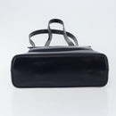 GUCCI Bamboo Shoulder Bag Patent leather Navy Gold 001 2113 1650 Auth bs29711-9