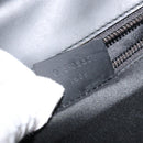 GUCCI GG Canvas Briefcase Nylon Black Silver 015 0235 Auth bs29713-12