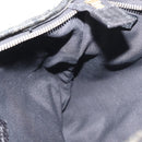 GUCCI GG Canvas Abbey Shoulder Bag Black Gold 131326 Auth bs29715-20