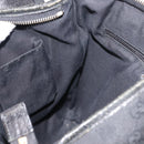 GUCCI GG Canvas Abbey Shoulder Bag Black Gold 131326 Auth bs29715-21