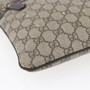 GUCCI GG Supreme Shoulder Bag PVC Beige Gold 295257 Auth bs29716-11