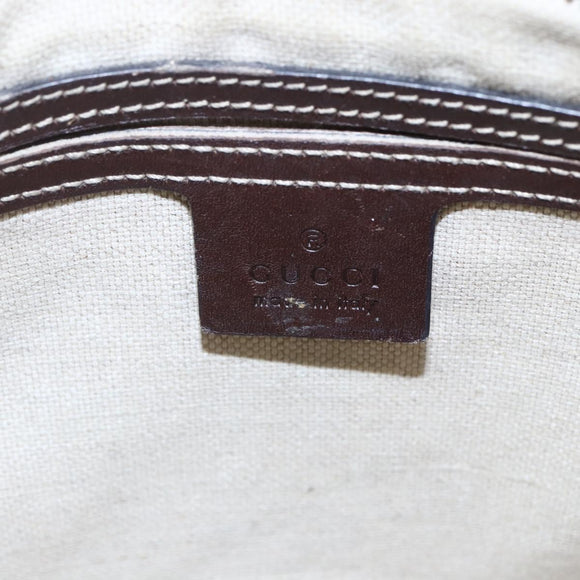 GUCCI GG Supreme Shoulder Bag PVC Beige Gold 295257 Auth bs29716