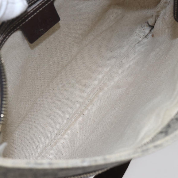 GUCCI GG Supreme Shoulder Bag PVC Beige Gold 295257 Auth bs29716