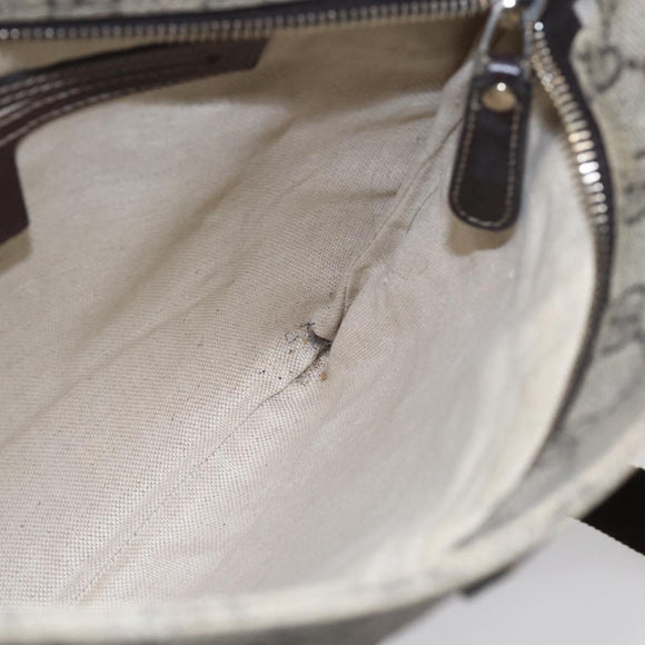 GUCCI GG Supreme Shoulder Bag PVC Beige Gold 295257 Auth bs29716