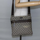 GUCCI GG Supreme Shoulder Bag PVC Beige Gold 295257 Auth bs29716-23