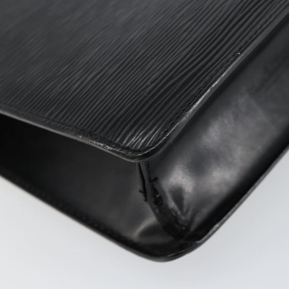 LOUIS VUITTON Epi Monceau 28 Hand Bag Black M52122 LV Auth bs29721