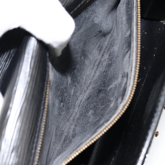 LOUIS VUITTON Epi Monceau 28 Hand Bag Black M52122 LV Auth bs29721