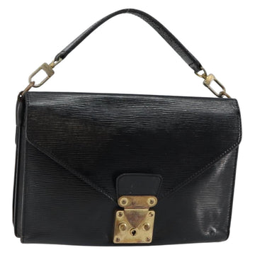 LOUIS VUITTON Epi Biface Clutch Bag Black M52322 LV Auth bs29726