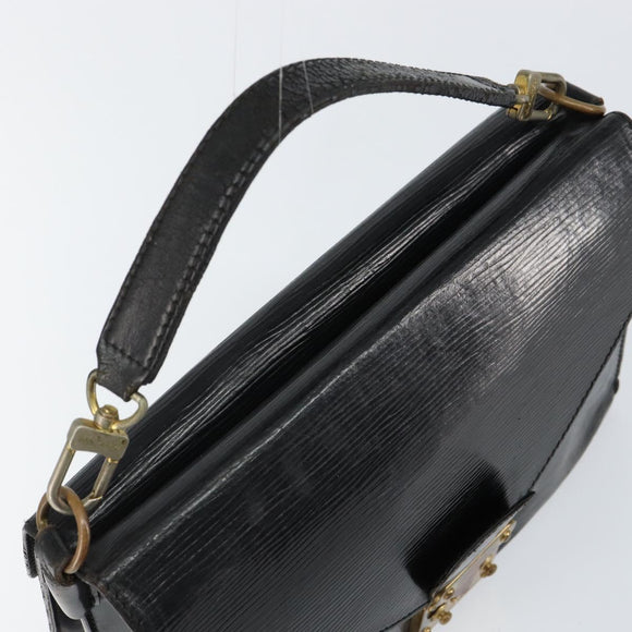 LOUIS VUITTON Epi Biface Clutch Bag Black M52322 LV Auth bs29726