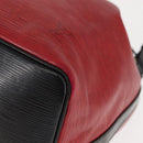 LOUIS VUITTON Epi Petit Noe Bag By Color Black Red M44172 LV Auth bs29727-14