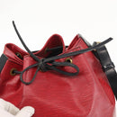 LOUIS VUITTON Epi Petit Noe Bag By Color Black Red M44172 LV Auth bs29727-18