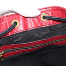LOUIS VUITTON Epi Petit Noe Bag By Color Black Red M44172 LV Auth bs29727-10