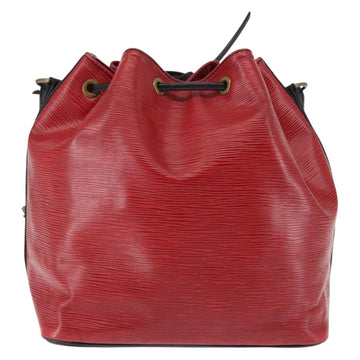 LOUIS VUITTON Epi Petit Noe Bag By Color Black Red M44172 LV Auth bs29727 - 0