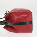 LOUIS VUITTON Epi Petit Noe Bag By Color Black Red M44172 LV Auth bs29727-4