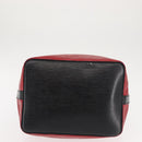 LOUIS VUITTON Epi Petit Noe Bag By Color Black Red M44172 LV Auth bs29727-5