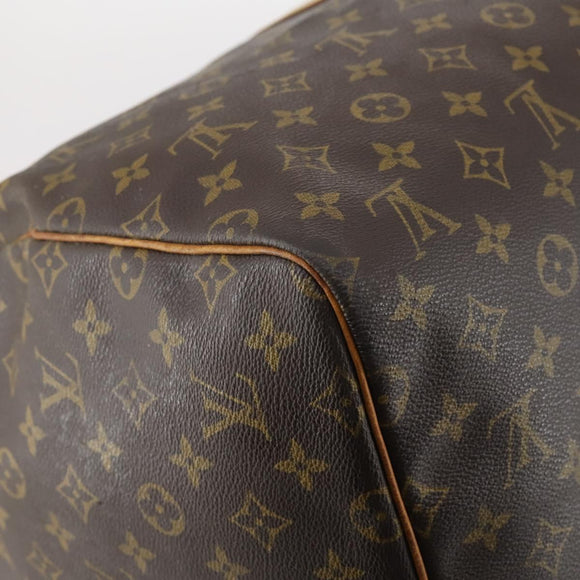 LOUIS VUITTON Monogram Keepall 55 Boston Bag M41424 LV Auth bs29734
