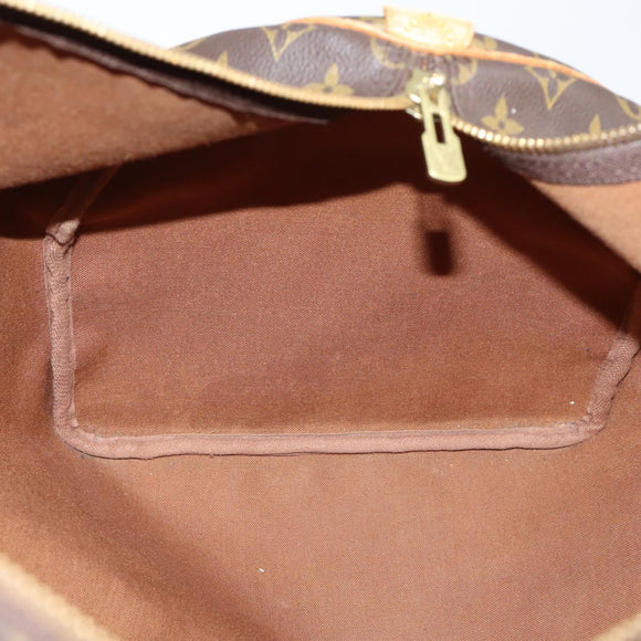 LOUIS VUITTON Monogram Keepall 55 Boston Bag M41424 LV Auth bs29734