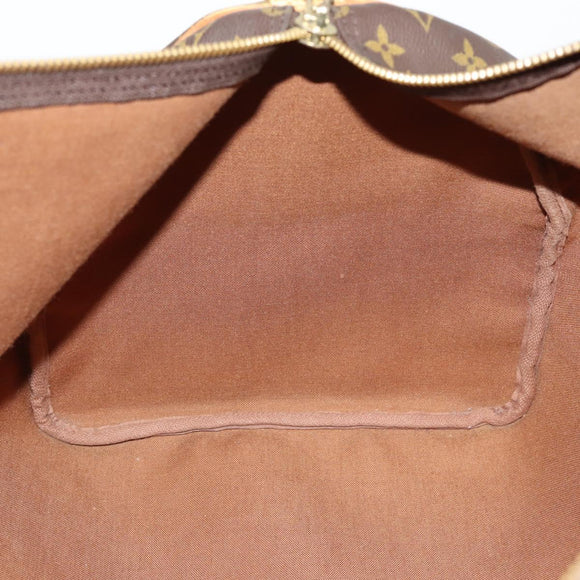 LOUIS VUITTON Monogram Keepall 55 Boston Bag M41424 LV Auth bs29734