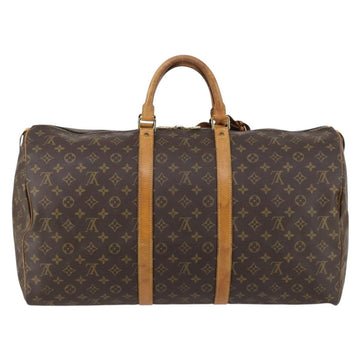 LOUIS VUITTON Monogram Keepall 55 Boston Bag M41424 LV Auth bs29734 - 0