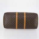 LOUIS VUITTON Monogram Keepall 55 Boston Bag M41424 LV Auth bs29734-5