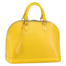 LOUIS VUITTON Epi Alma PM Hand Bag Yellow Mimosa M40951 LV Auth bs29736-1