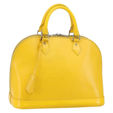 LOUIS VUITTON Epi Alma PM Hand Bag Yellow Mimosa M40951 LV Auth bs29736