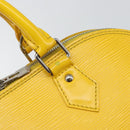 LOUIS VUITTON Epi Alma PM Hand Bag Yellow Mimosa M40951 LV Auth bs29736-14
