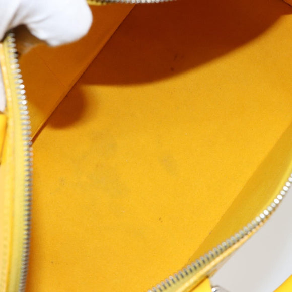 LOUIS VUITTON Epi Alma PM Hand Bag Yellow Mimosa M40951 LV Auth bs29736