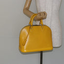 LOUIS VUITTON Epi Alma PM Hand Bag Yellow Mimosa M40951 LV Auth bs29736-22