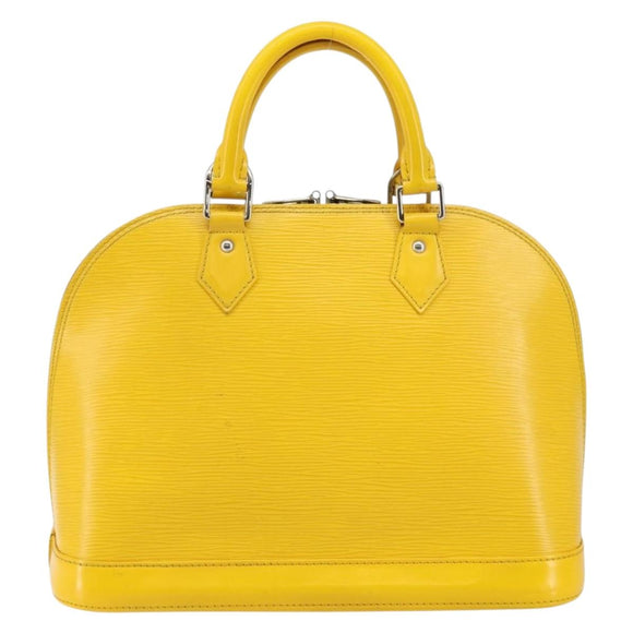 LOUIS VUITTON Epi Alma PM Hand Bag Yellow Mimosa M40951 LV Auth bs29736