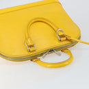 LOUIS VUITTON Epi Alma PM Hand Bag Yellow Mimosa M40951 LV Auth bs29736-6
