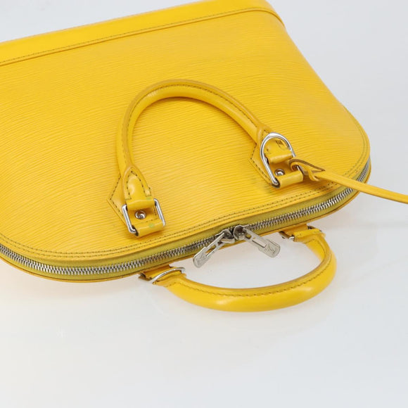 LOUIS VUITTON Epi Alma PM Hand Bag Yellow Mimosa M40951 LV Auth bs29736