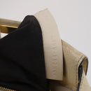 FENDI Mini Peek A Boo Hand Bag Leather 2way Ivory gold Auth bs29739-12