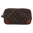 LOUIS VUITTON Monogram Marly Dragonne PM Clutch Bag M51827 LV Auth bs29743-13