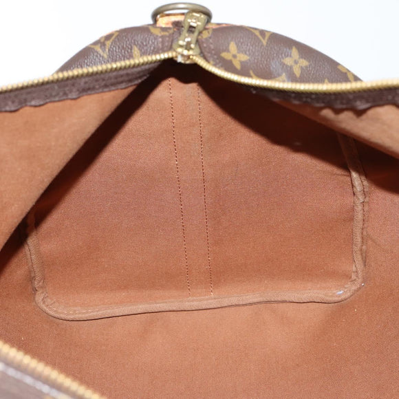 LOUIS VUITTON Monogram Keepall Bandouliere 55 Boston Bag M41414 LV Auth bs29746