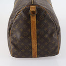 LOUIS VUITTON Monogram Keepall Bandouliere 55 Boston Bag M41414 LV Auth bs29746-3