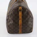 LOUIS VUITTON Monogram Keepall Bandouliere 55 Boston Bag M41414 LV Auth bs29746-4