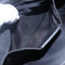 Christian Dior Trotter Canvas Pouch Brown Silver Auth bs29749-11