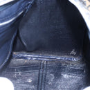 Christian Dior Trotter Canvas mini Boston Bag Navy Gold Auth bs29750-17